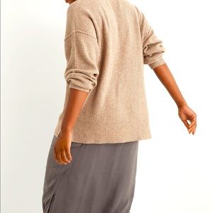 Aerie waffle oversized crew